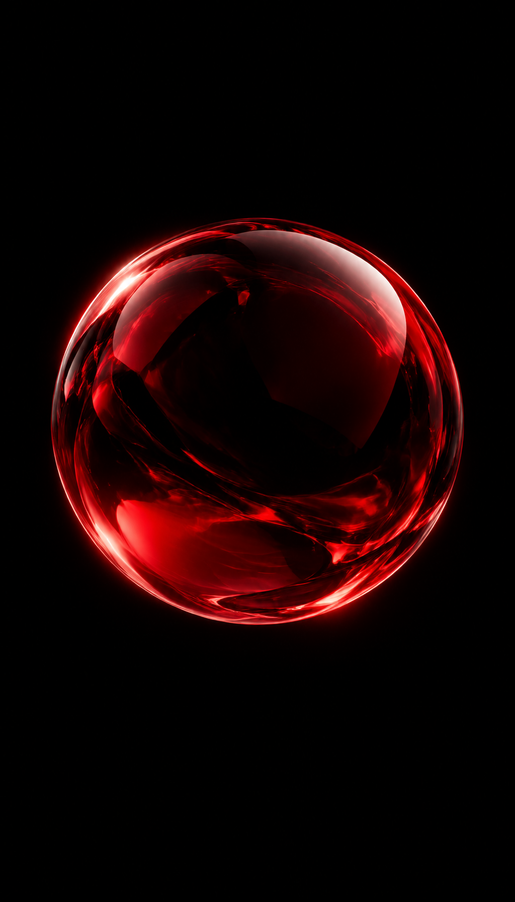 Crimson Orb iPhone wallpaper