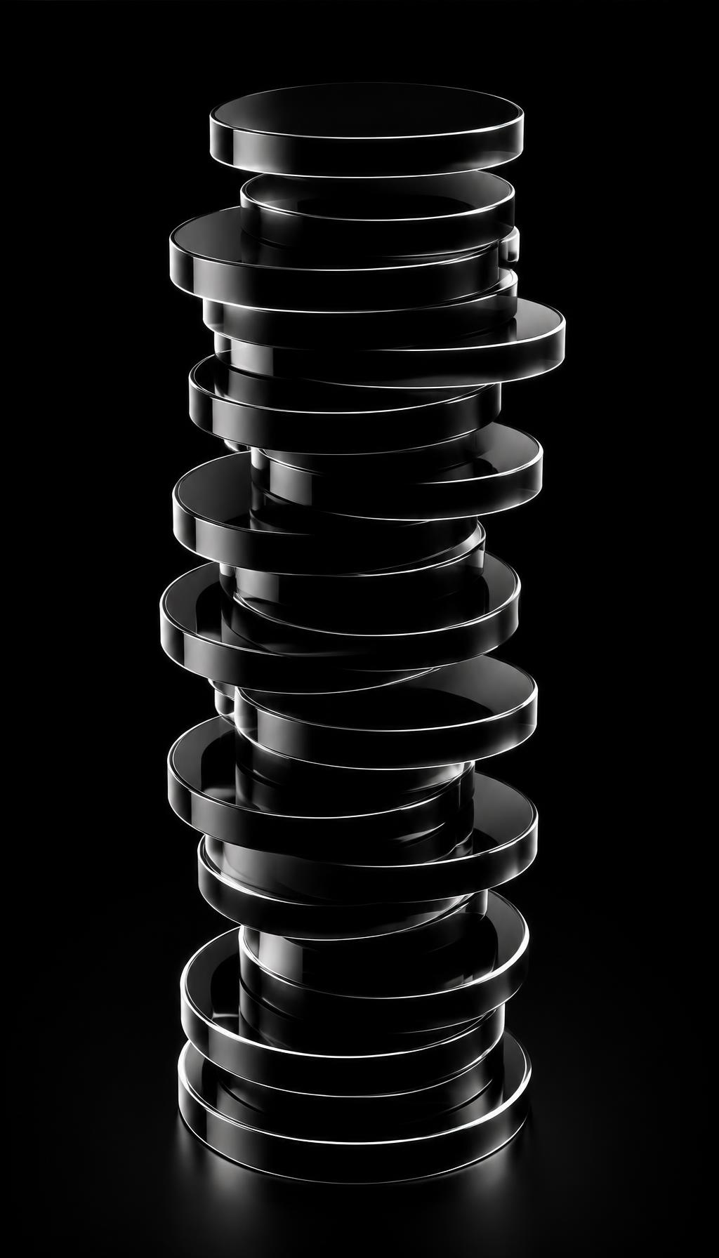 Glass Stack iPhone wallpaper