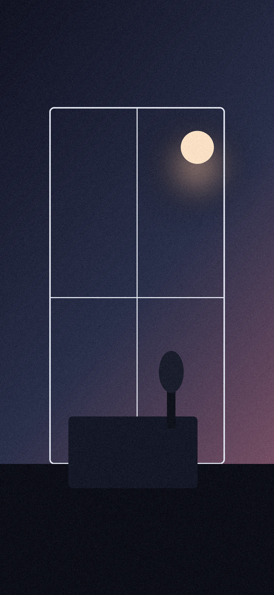 Night Window iPhone wallpaper